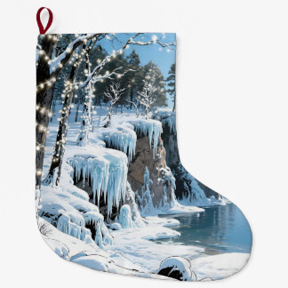 Door County Wisconsin Winter Kerstmis Grote Kerstsok