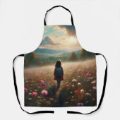 Door de bloesems - Avontuurlijk Pad Schort (Voorkant)