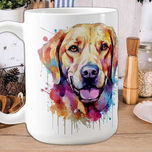 Door de bomen - Hunting Dog - Black Lab Koffiemok