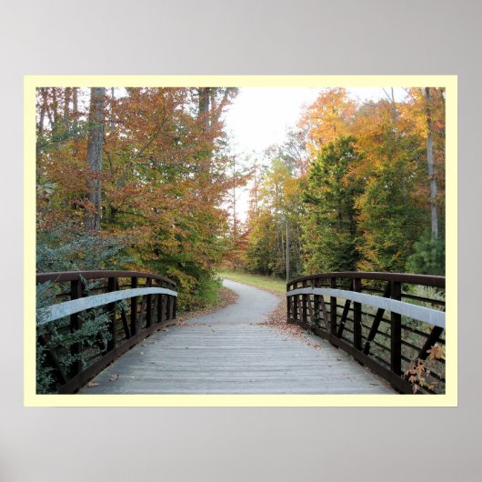 Door de Bossen Poster (Voorkant)