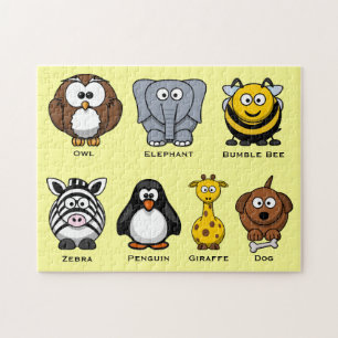 Door de Cartoon van de Kinderen van ABC gesorteerd Legpuzzel