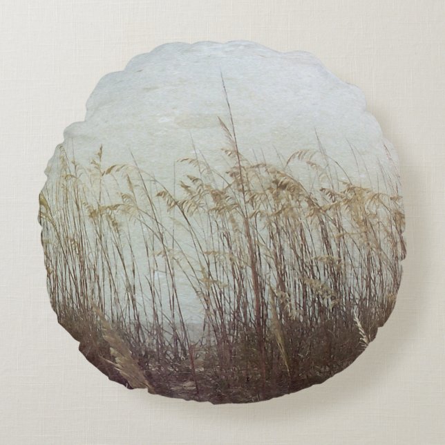 Door de Dunes II Rond Kussen (Voorkant)
