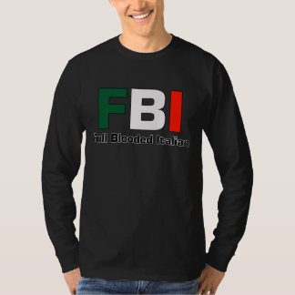 Door de FBI volledig gebluste Italiaanse lange hoe T-shirt