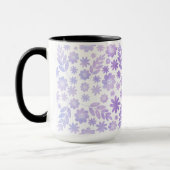 Door de hand getekende Floral Pattern & Monogram Mok (Links)