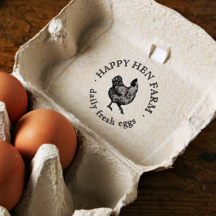  door de hand getrokken Boerderij voor bedrijfsdoe Zelfinktende Stempel