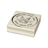  door de hand getrokken karton voor kippeneieren 	rubberstempel (Stempel)