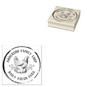  door de hand getrokken karton voor kippeneieren 	rubberstempel (Gestempeld)