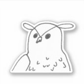 Door de hand getrokken Natuur van wilde dieren Sticker (Voorkant)