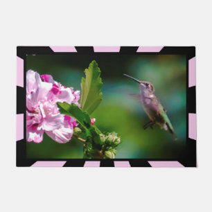 Door de huid geworpen Hummingbird - Originele Foto Deurmat