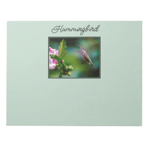 Door de huid geworpen Hummingbird - Originele Foto Notitieblok
