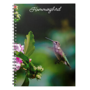 Door de huid geworpen Hummingbird - Originele Foto Notitieboek