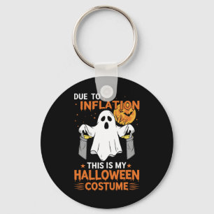 Door de inflatie is dit mijn halloween Costume Fun Sleutelhanger