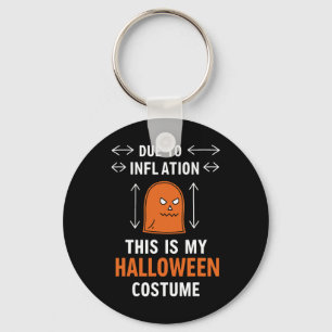 Door de inflatie is dit mijn halloween Costume Fun Sleutelhanger