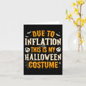 Door de inflatie is dit mijn Halloween kostuum spo Kaart (Gele Bloem)