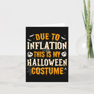 Door de inflatie is dit mijn Halloween kostuum spo Kaart