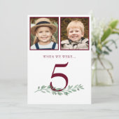 Door de lijst van de Foto's van de Jaren van het A Kaart (Staand voorkant)