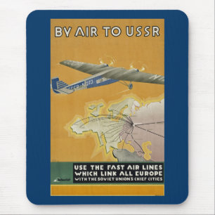Door de lucht naar USSR Muismat