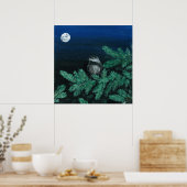 Door de maan poster (Keuken)