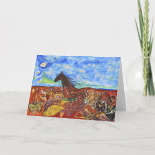 Door de Meadow Bedankkaart