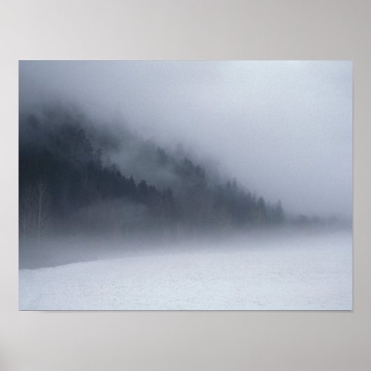 Door de mist poster (Voorkant)