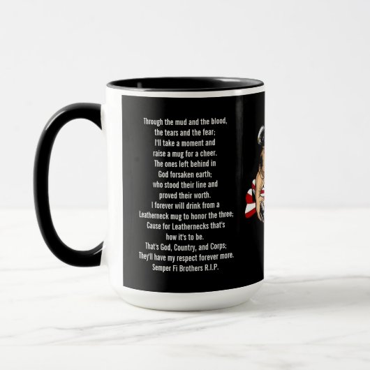 Door de modder en het bloed mok (Links)