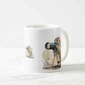 Door de Mok van de glazen koffie (Voorkant rechts)