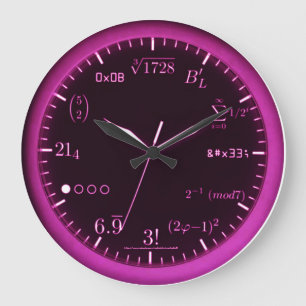 "Door de NUMMERS, Wiskunde" Grote Klok