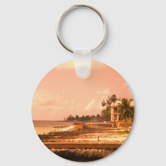Door de oceaan (Perziktoon) Sleutelhanger