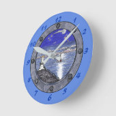 Door de Porthole Wall klok (Hoek)