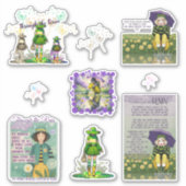 Door de regen Stickers (Voorkant)