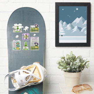 Door de regen Stickers