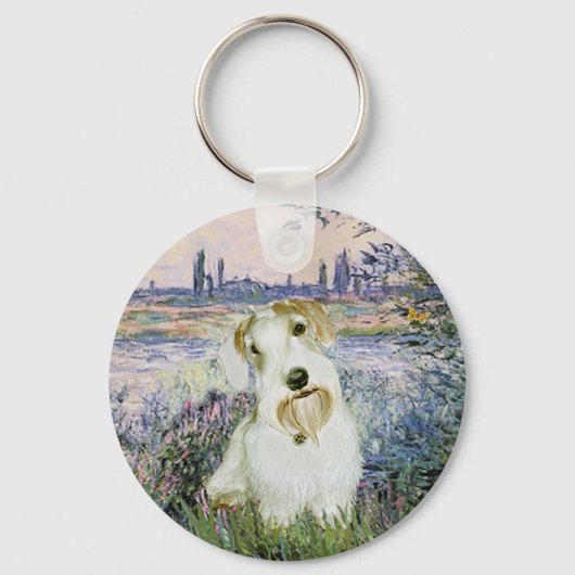 Door de Seine - Sealyham Terrier Sleutelhanger (Voorkant)