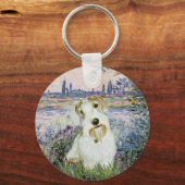 Door de Seine - Sealyham Terrier Sleutelhanger (Voorkant)