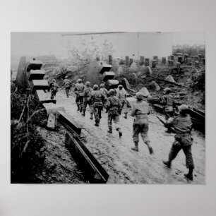 Door de Siegfried Line Poster