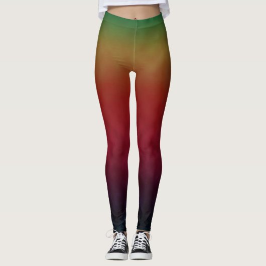 Door de sluier heen branden leggings (Voorkant)