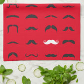 'door de sneeuw theedoek (Gevouwen)