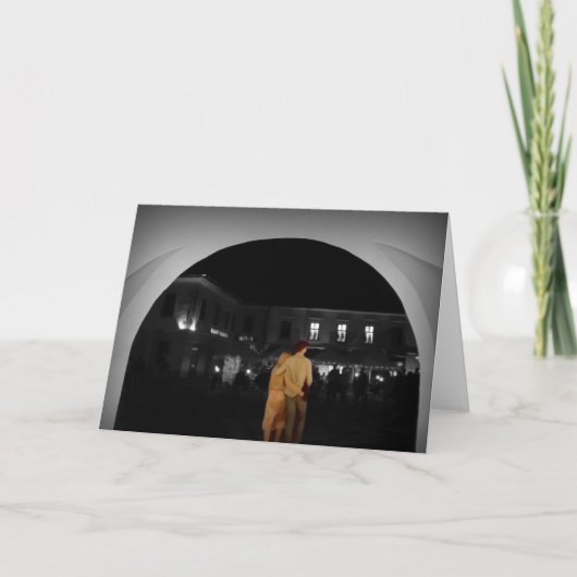 Door de tunnel kaart (Voorkant)