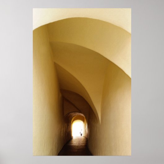door de tunnel poster (Voorkant)
