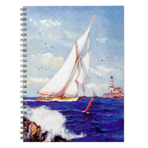 Door de vuurtoren van Albert B. Merken Notitieboek
