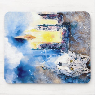 Door de woeste Mousepad Muismat