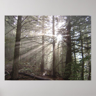 Door de wolken lopen poster