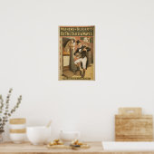 Door de Zad Zee Waves Poster (Keuken)