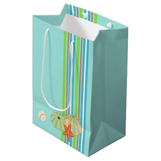 Door de Zee Gift Bag Medium Cadeauzakje (Voorkant Gekanteld)