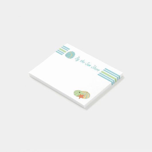 Door de Zee Shore Post-it Notes (Schuin)