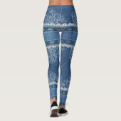 Door Denim ontworpen Leggings (Achterkant)