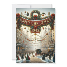 Door Dickens geïnspireerde ‘Prettig Kerstfeest’ ka