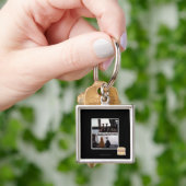 Door dik en dun sleutelhanger (Hand)