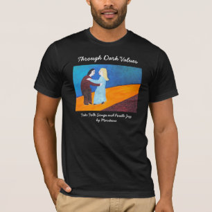 Door donkere waarden t-shirt