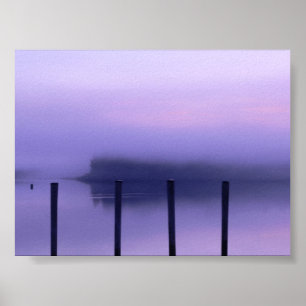 Door een glas donkerder poster