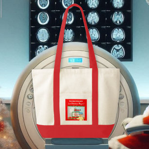 Door een neuroloog goedgekeurd: Kerstman begint in Tote Bag